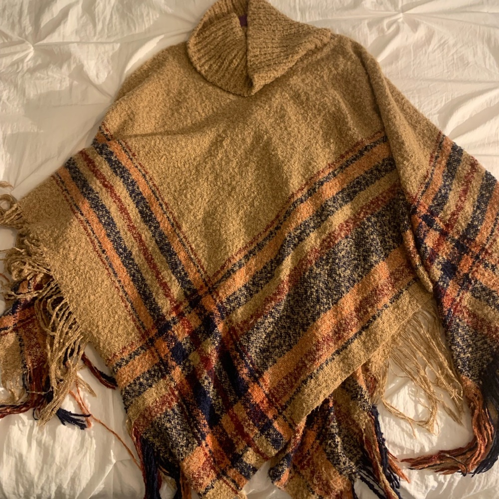 Francesca’s Soft Poncho Sweater